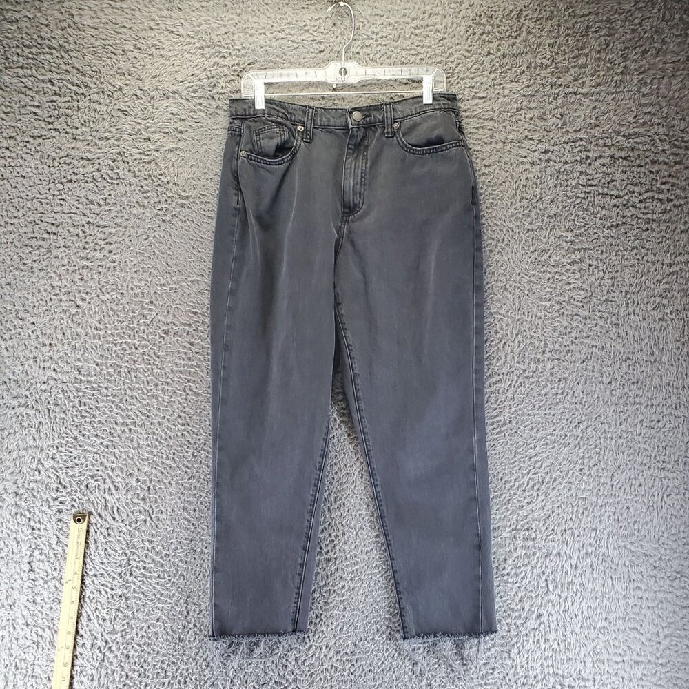 Universal Thread Jeans Womens 4/27R Gray Boyfriend Fit 100% Cotton Denim
